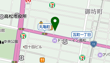 ナイスパーキング丸亀町第2 157の地図画像