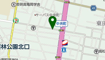 ナイスパーキング中央町 158の地図画像