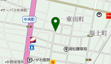 ナイスパーキング田町24の地図画像