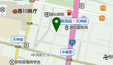 ナイスパーキング天神前中央63の地図画像