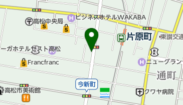 ナイスパーキング片原町9の地図画像