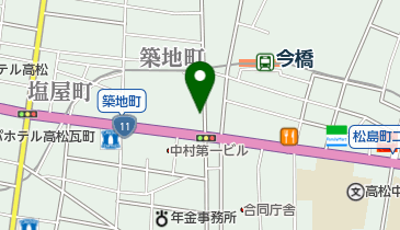 ナイスパーキング築地町98の地図画像