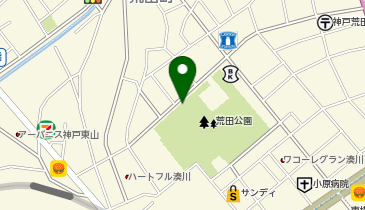 神戸市道路公社荒田公園駐車場」(神戸市兵庫区-駐車場-〒652-0032)の 