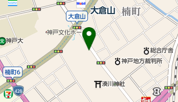 大倉山駐車場の地図画像