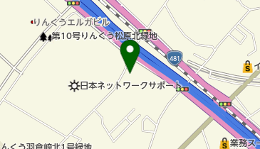 【予約制駐車場】関空駐車場JPパーキングの地図画像