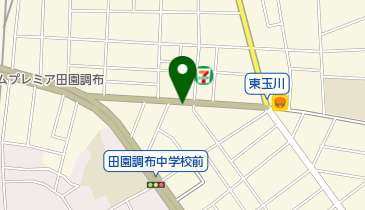 アースパーキング東玉川の地図画像