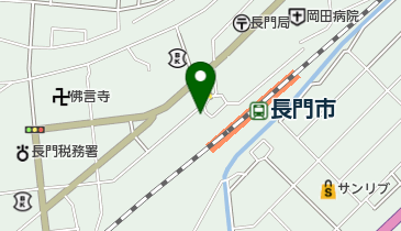 パーク長門の地図画像