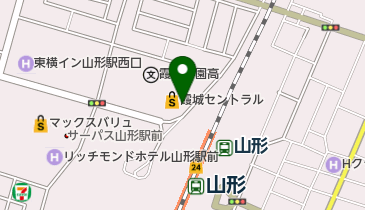 霞城セントラルパーキングの地図画像