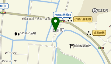 松江北堀パーキングの地図画像