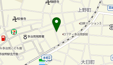 岩井パーキングの地図画像