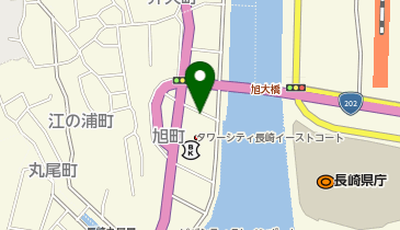 タワーシティ長崎パーキングの地図画像