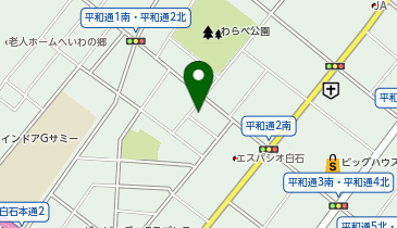 札幌CP平和通2丁目南駐車場の地図画像