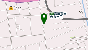 吉良吉田駅南駐車場の地図画像