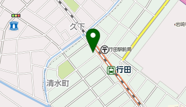 行田駅西口駅前駐車場の地図画像