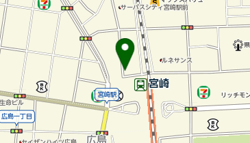 三進パーク宮崎駅西口の地図画像