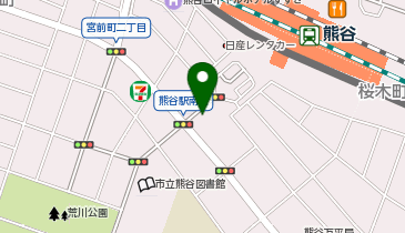 熊谷駅南口パークの地図画像