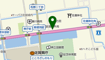 松原公園駐車場の地図画像