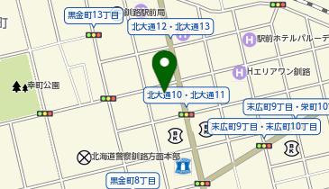 A-Park 釧路北大通11丁目の地図画像