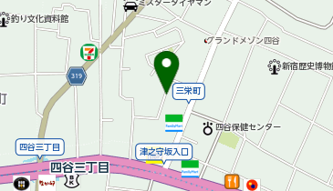四谷荒木町パーキングの地図画像
