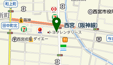 丸三モータープール 西宮駅前駐車場の地図画像