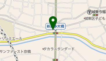 Super jpm蒲生駐車場の地図画像