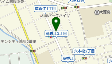 草香江有料ガレージの地図画像