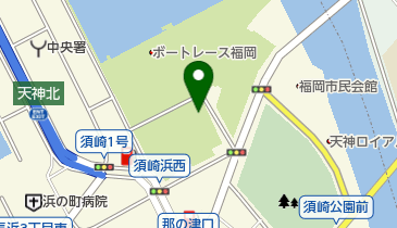 福岡競艇場駐車場の地図画像