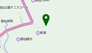 新湯共同浴場前駐車場の地図画像