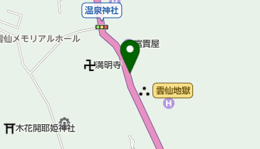 清七地獄駐車場の地図画像