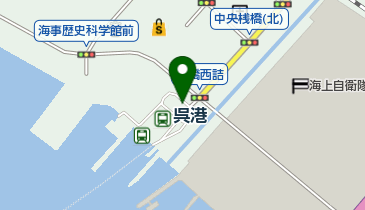 中央桟橋ターミナル駐車場の地図画像