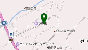 朝市合掌村駐車場の地図画像