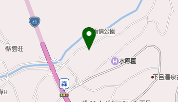 雨情公園駐車場の地図画像