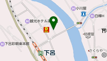 下呂温泉栄パーキングの地図画像