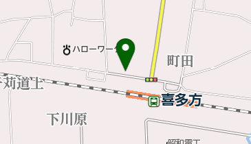 喜多方市駅前駐車場の地図画像