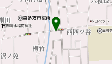 喜多方市西四ツ谷駐車場の地図画像