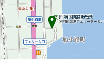 別府国際観光港 第二駐車場の地図画像