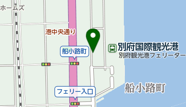 別府国際観光港 第三駐車場の地図画像