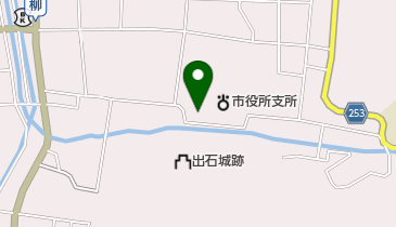出石総合支所南駐車場の地図画像