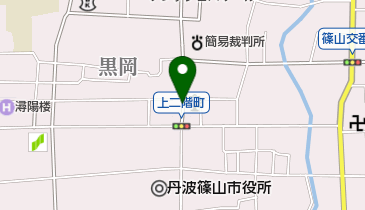 篠山市歴史美術館前駐車場の地図画像