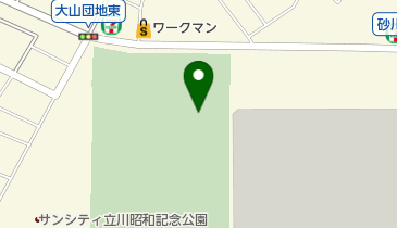 国営昭和記念公園 砂川口駐車場の地図画像