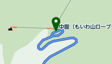 もいわ山 中腹駐車場の地図画像