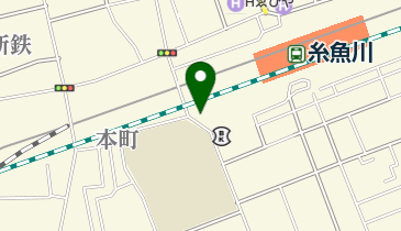 糸魚川駅アルプス口(南口)駐車場の地図画像