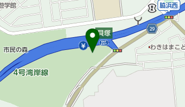 二色の浜公園 第三駐車場の地図画像