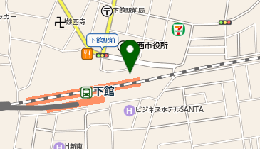下館駅駐車場の地図画像