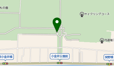 小金井公園第一駐車場の地図画像
