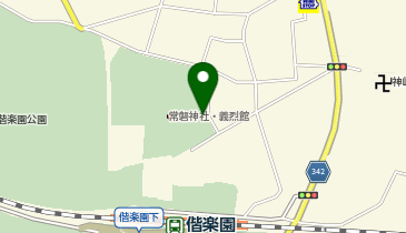 常磐神社駐車場の地図画像