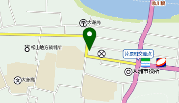 大洲城下町観光第一駐車場の地図画像