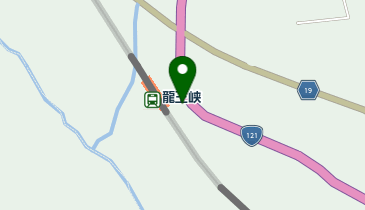 日光市龍王峡駐車場の地図画像