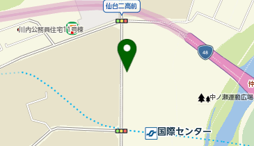 せんだい青葉山交流広場駐車場の地図画像