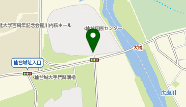 仙台国際センター地下駐車場の地図画像